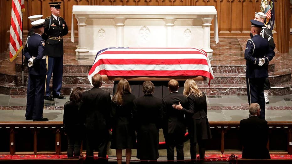 Thousands gather in Houston for final farewell to Bush
