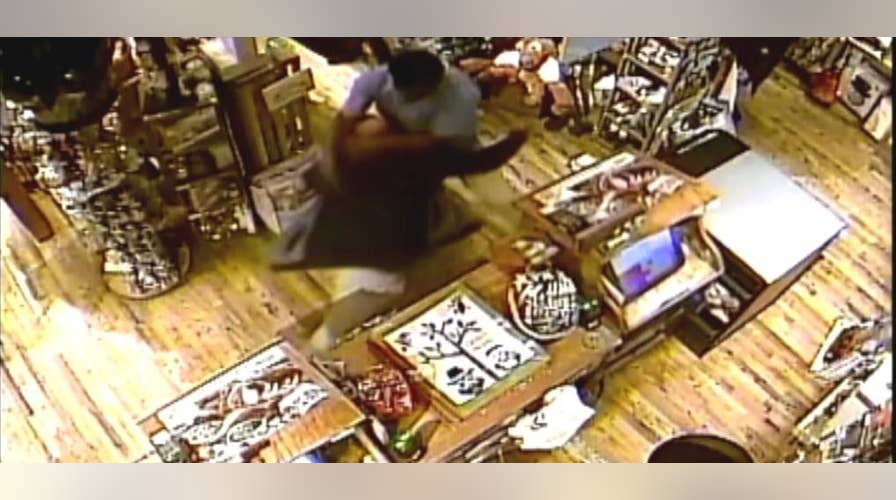 Caught on camera: Cracker Barrel brawl