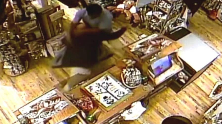 Caught on camera: Cracker Barrel brawl