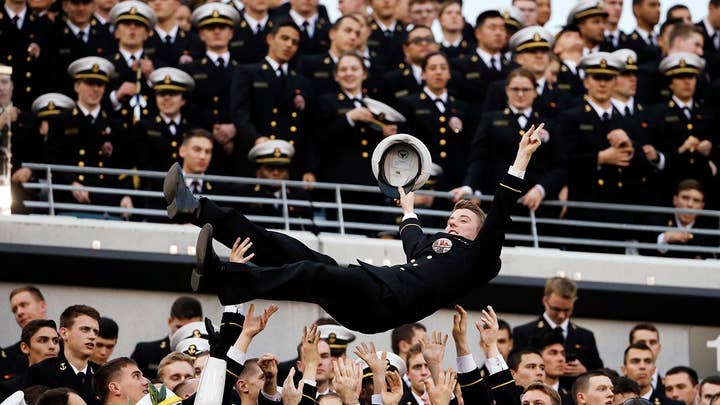 What does the Army-Navy game mean to players and military?
