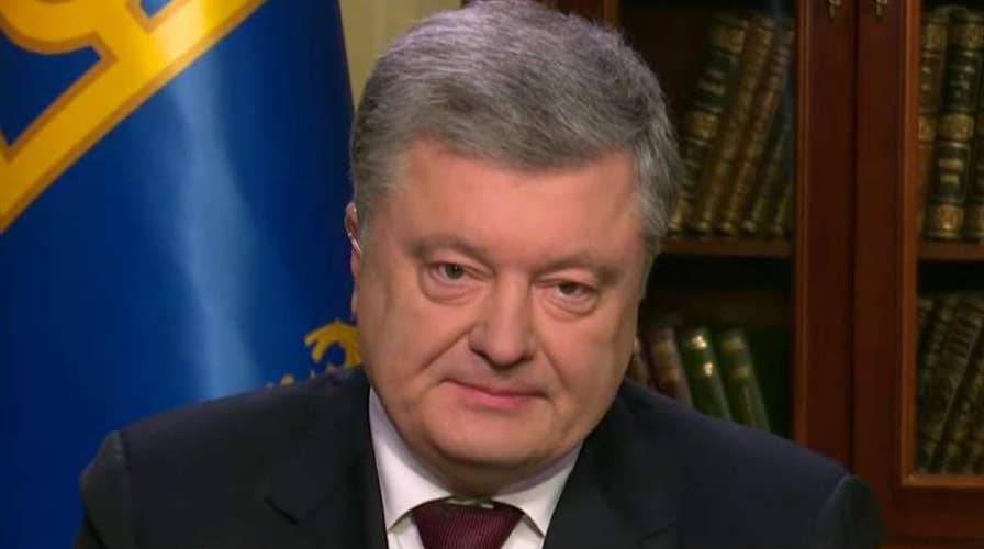 Ukrainian president speaks out on Russia's 'aggression'