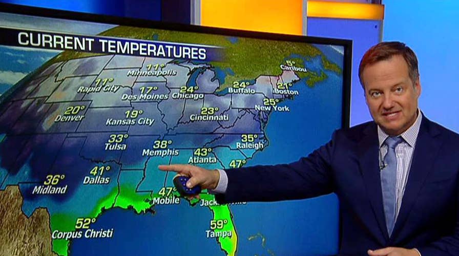 National forecast for Saturday, December 9