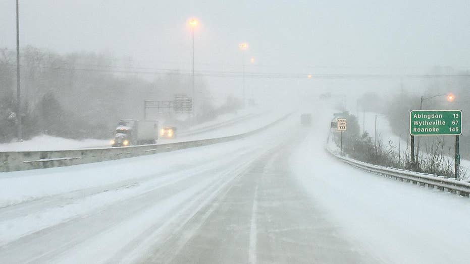 Storm Slams South With Heavy Snow Power Outages As Over 1 000