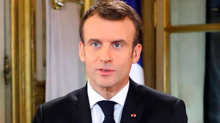 French President Macron addresses nation following protests