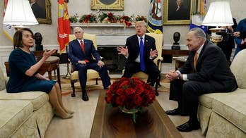 Trump clashes with Pelosi, Schumer on border security in explosive Oval Office meeting