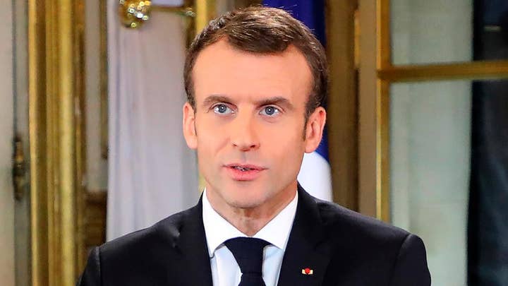 Macron gives televised address on anti-government protests