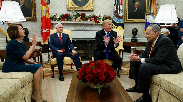 Trump trades shutdown threats with Pelosi, Schumer