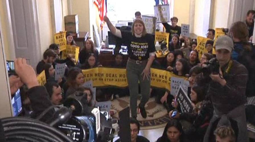 More than 130 arrested at Pelosi's Capitol Hill office amid