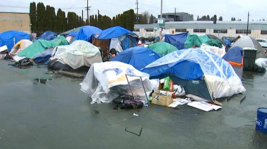 City clearing homeless site to make room for new encampment
