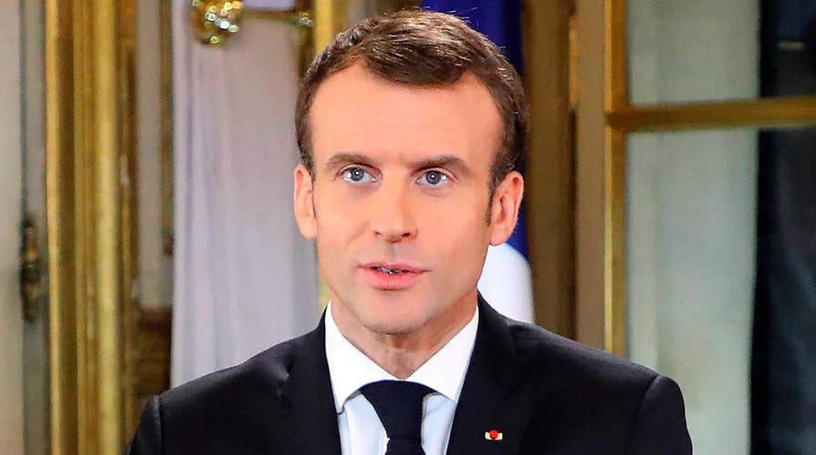 Macron gives televised address on anti-government protests