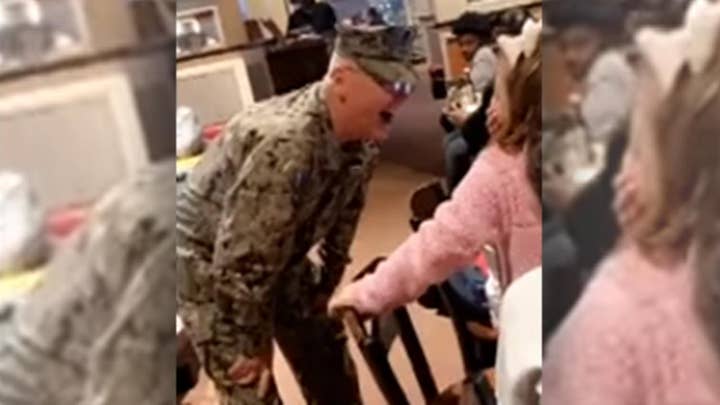 Watch this: Soldier returns home and surprises granddaughter