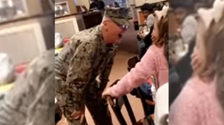 Watch this: Soldier returns home and surprises granddaughter