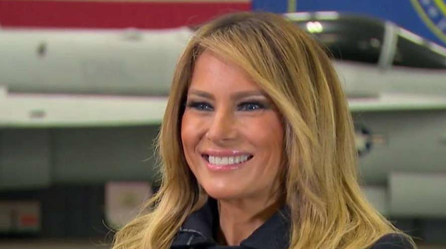 First Lady Melania Trump on supporting military families
