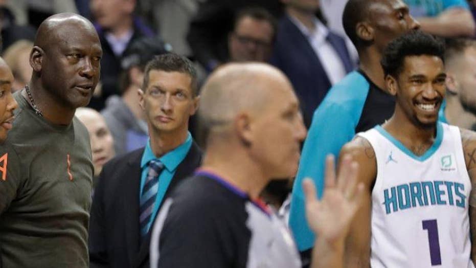 Michael Jordan defends slapping Charlotte Hornets' player