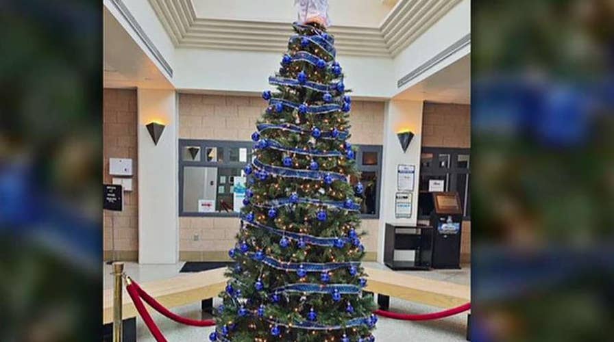 Indiana county honors fallen officers with Christmas tree
