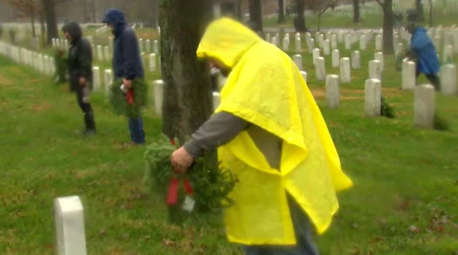 Over one million volunteers help Wreaths Across America