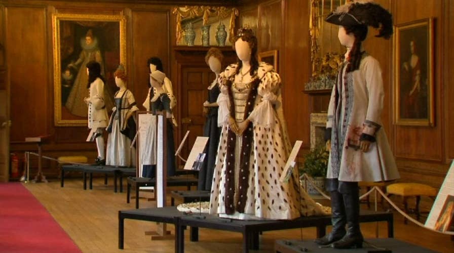 Costumes from 'The Favorite' on display at Kensington Palace