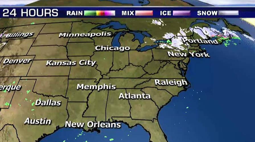 National forecast for Tuesday, December 18
