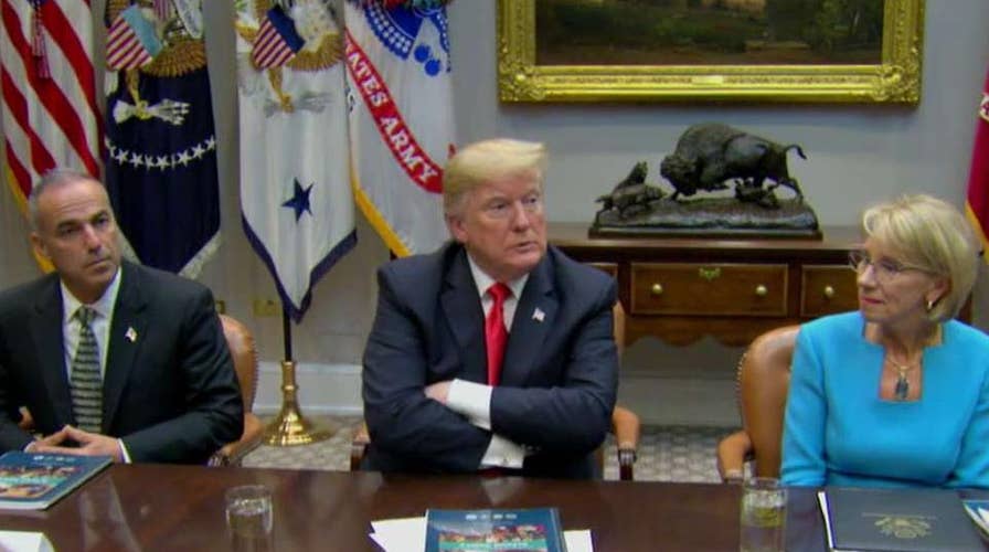 Trump in stalemate with Congress over funding