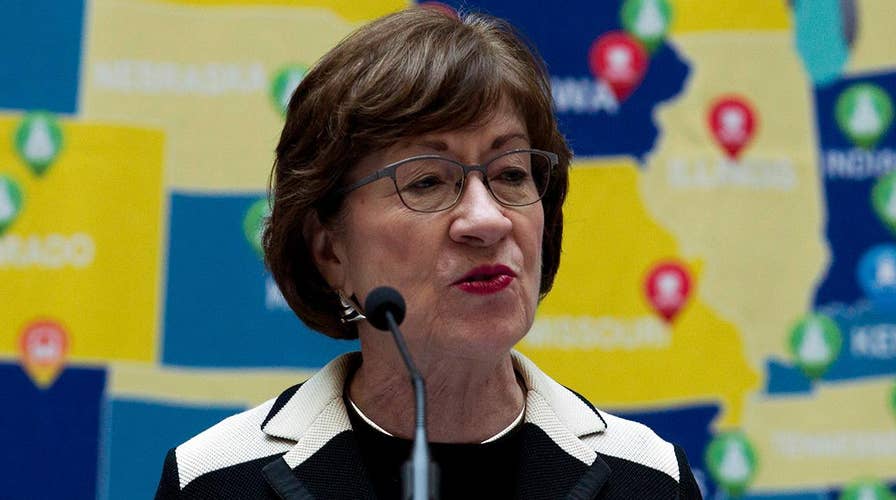 Sen. Collins received harassing voicemails ahead of Kavanaugh vote