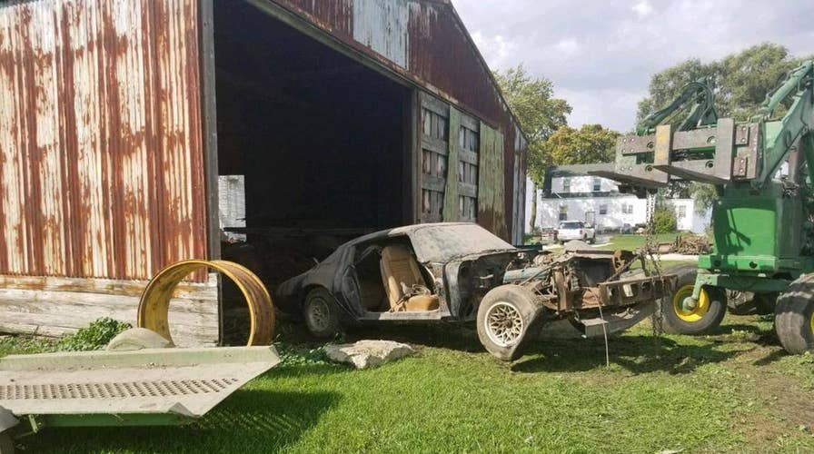 Steve McQueen’s ‘The Hunter’ Pontiac Trans Am emerges from a barn after 39 years