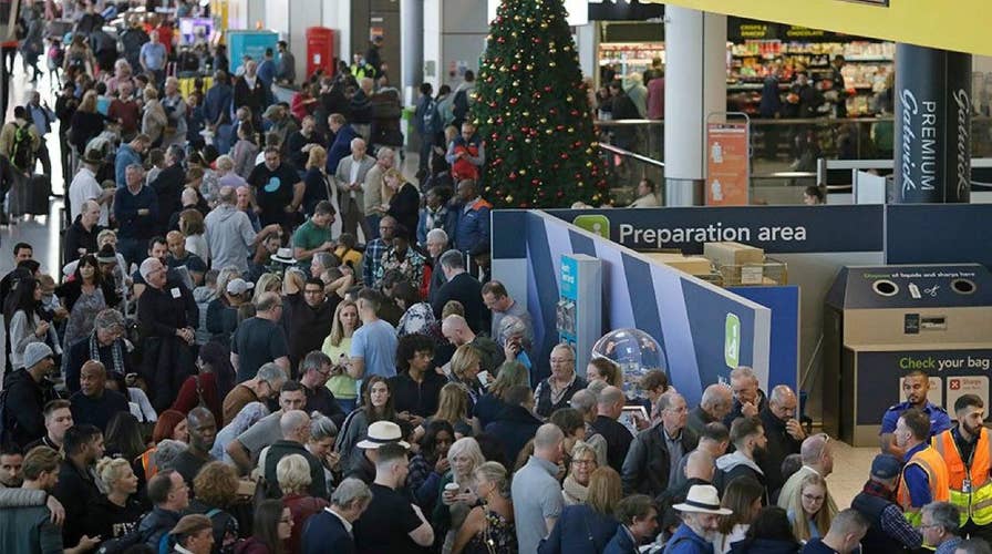 Gatwick Airport in London shut down by mystery drones