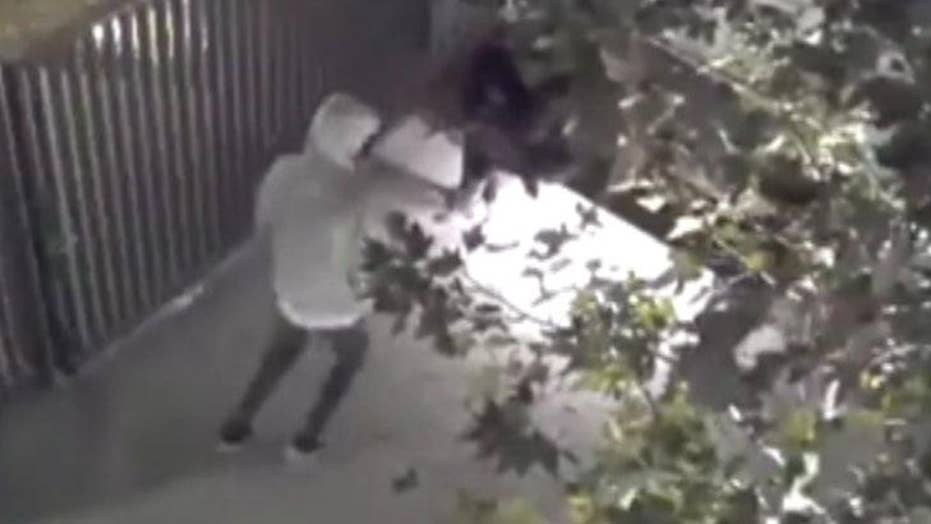 two arrested in fatal stabbing of california homeless man caught on