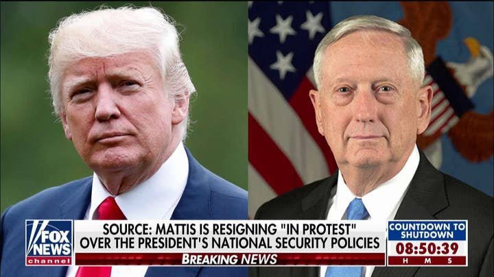 Griffin Reports on Mattis' Resignation: He Believes Syria Withdrawal Is 'Betrayal' of Kurds