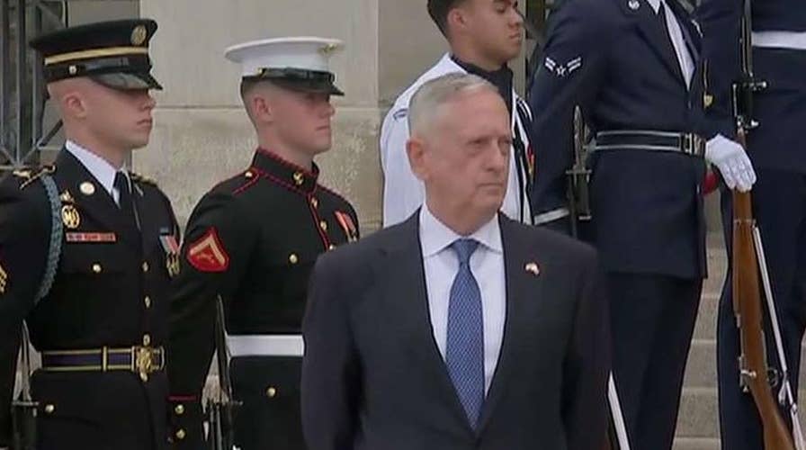 Defense Secretary Mattis turns in his resignation