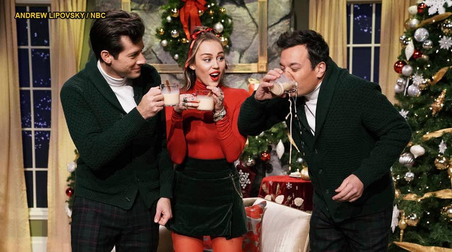 Miley Cyrus says she can buy her 'own damn stuff' in feminist take on 'Santa Baby'