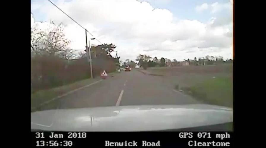 Student driver takes UK police on wild car chase