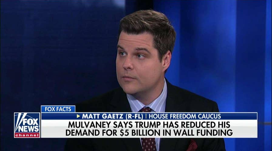 Rep. Gaetz on Trump's Border Funding Meeting: 'He Is in This for the Long Haul'
