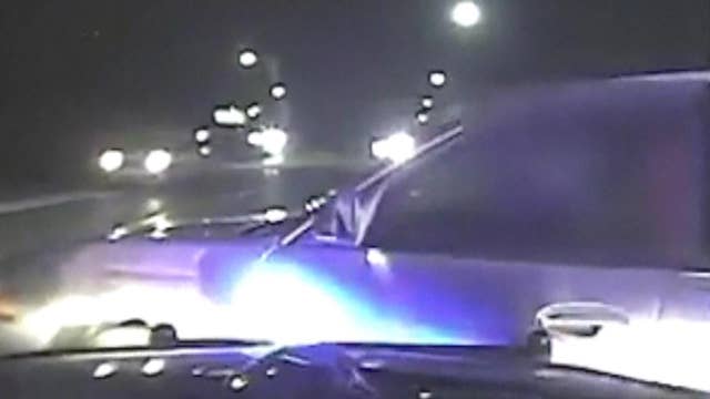 Michigan police officer stops wrong-way driver