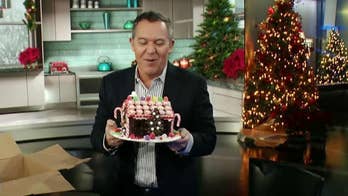 Hosts of The Five celebrate Christmas by building gingerbread houses