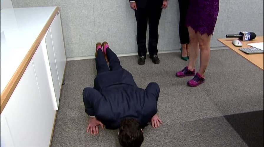 Kennedy's Boot Camp for "All-American New Year" Hosts