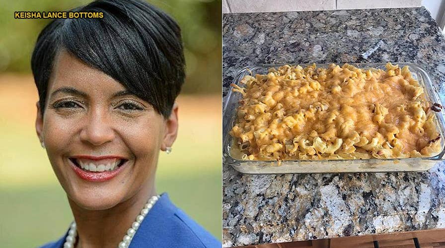 Atlanta mayor defends 'dry' mac and cheese Christmas dish after photo causes uproar