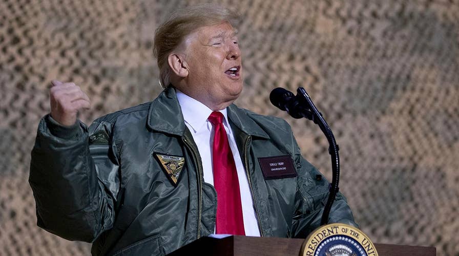 Trump declares ISIS is 'not so dominant anymore' as US airstrikes and artillery pound terror targets in eastern Syria