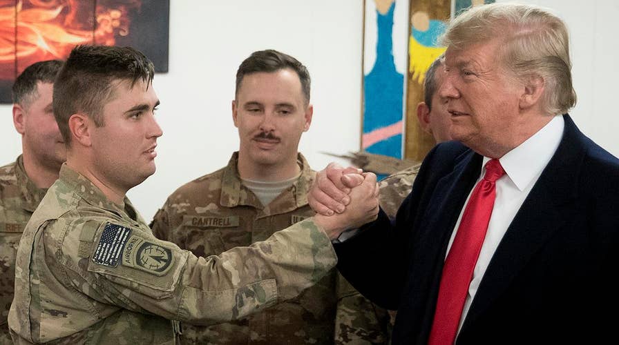 A serviceman and the president: 'I'm here because of you'