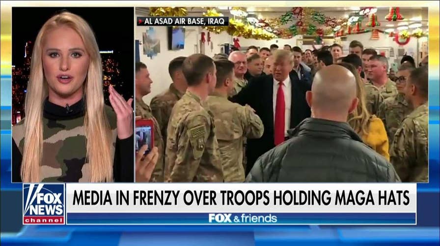 Tomi Lahren on media's criticism of Trump's Iraq visit.