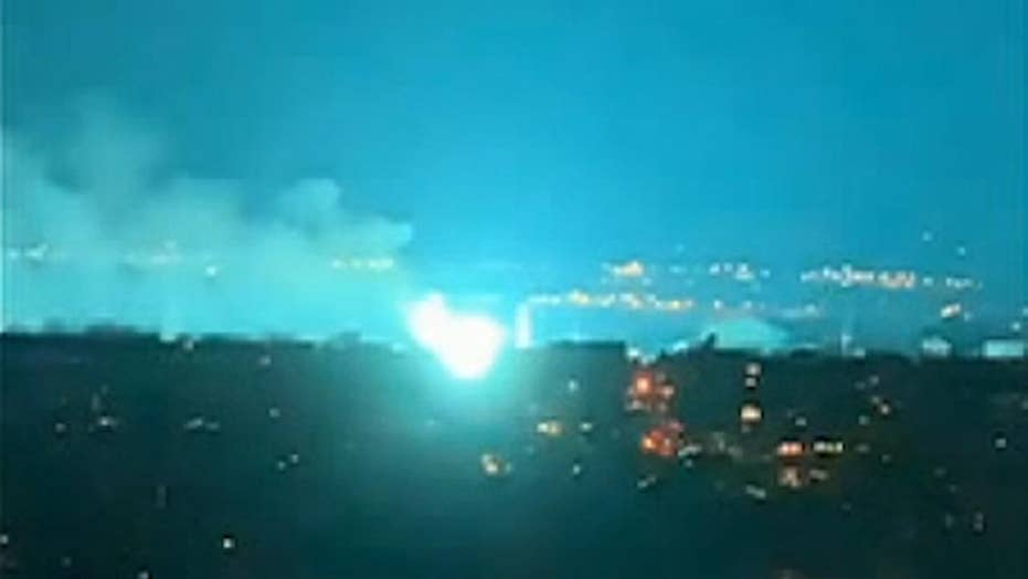 Transformer Incident May Be Cause Of Bluish Light