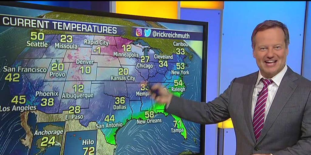 National Forecast For Saturday December 29 Fox News Video 