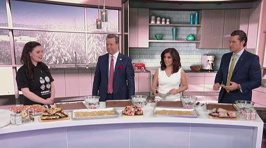 'Fox & Friends' face off in a sweet showdown as Vermont community attempts to build world's largest s'more