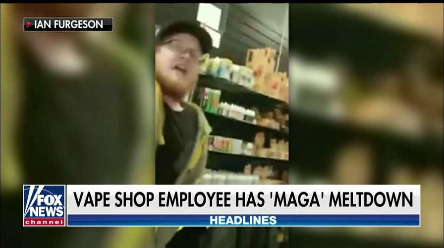 'Leave the Store!': Vape Shop Employee Explodes at Customer Wearing 'MAGA' Hat, T-Shirt