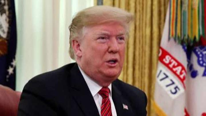 President Trump: I would love to run against Elizabeth Warren