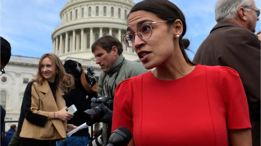 What is the 'Green New Deal' proposal drafted by Rep. Alexandria Ocasio-Cortez?
