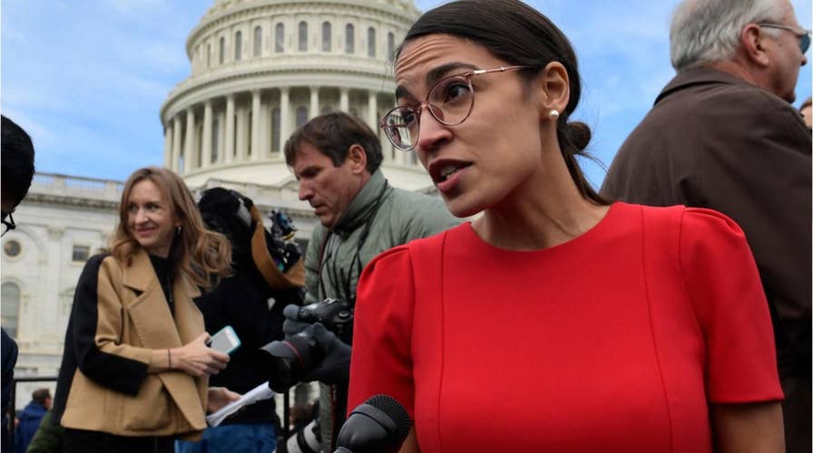 What is the 'Green New Deal' proposal drafted by Rep. Alexandria Ocasio-Cortez?