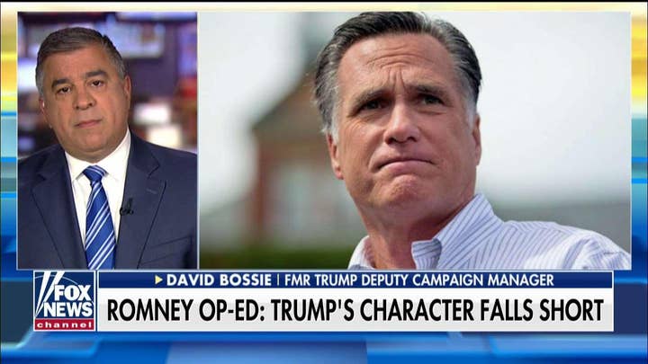'A Pathetic Attempt By Mitt Romney for Relevancy': Bossie Slams Incoming Utah Senator's Anti-Trump Op-Ed in the Washington Post.