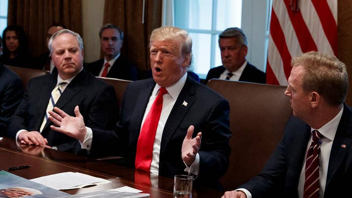 President Trump calls for border security in meeting with lawmakers