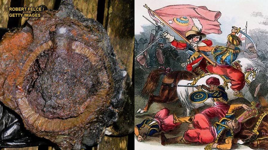 'Pirate ship' hand grenade discovered near 17th-century wreck site