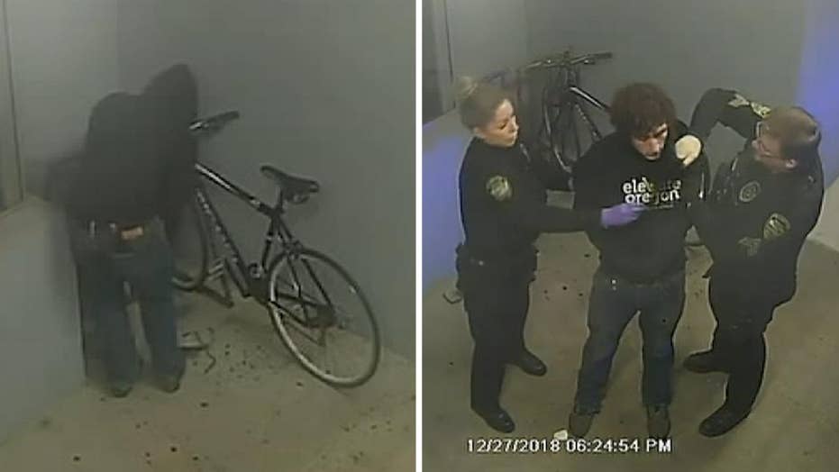 Oregon man arrested after allegedly attempting to steal bike outside police station